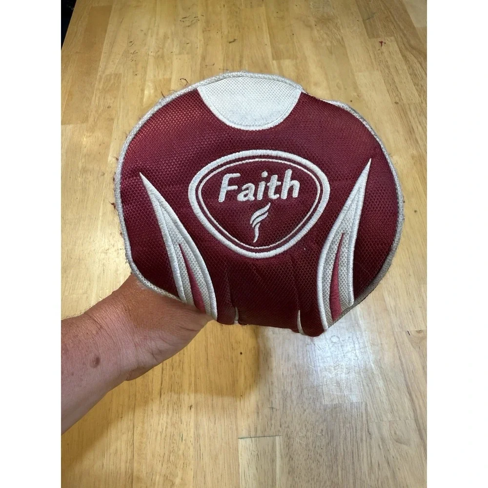 PING Faith Titanium 460cc Driver Headcover Red White Knit Sock Golf OEM
